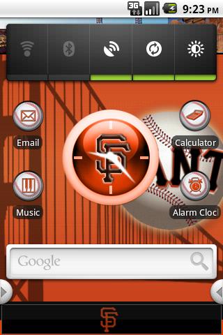 Theme – San Francisco Giants Android Themes