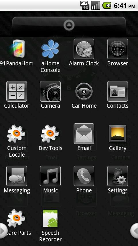 aHome/Open Home BlackHD2 Theme Android Themes