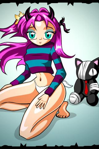 Scary Manga Girl Android Themes