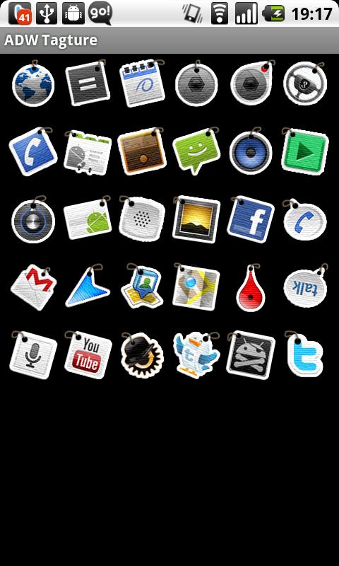 ADW Tagture Icon Pack Android Personalization