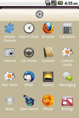 aHome Ubuntu Lucid Lynx Theme Android Themes