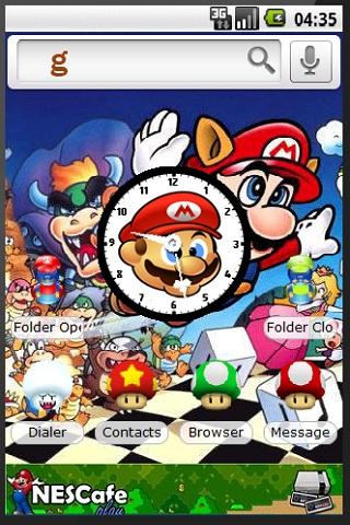 Nintendo and Mario birthday Android Themes