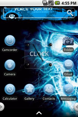HD Theme:Captain Skull Android Themes