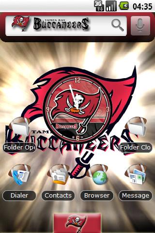 Theme: Tampa Bay Buccaneers Android Personalization