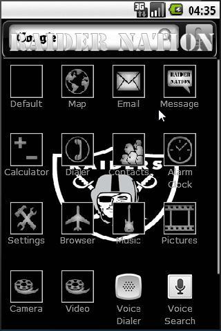 RaidersTheme Android Personalization