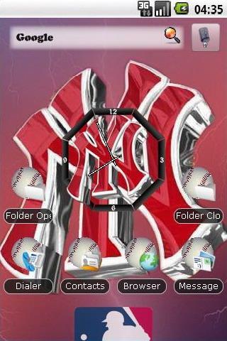 Yankees theme Android Themes