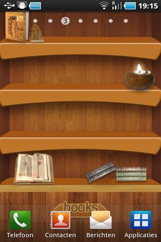 Live wallpaper – Book Case Android Themes