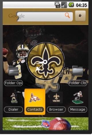 New Orleans Saints Theme Android Themes