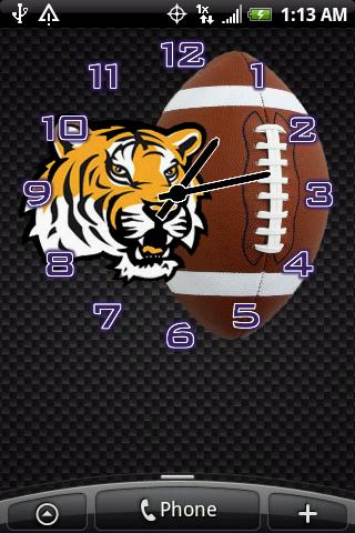 LSU Football Clock Pack Android Themes