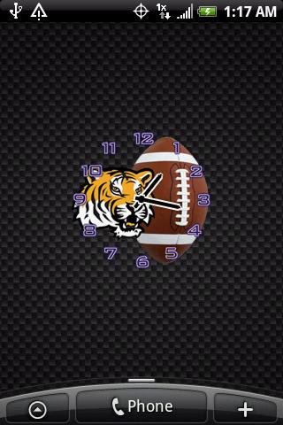 LSU Football Clock Pack Android Themes