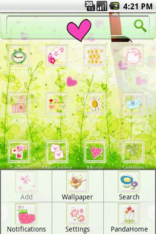 HD Theme:Green Life Android Themes