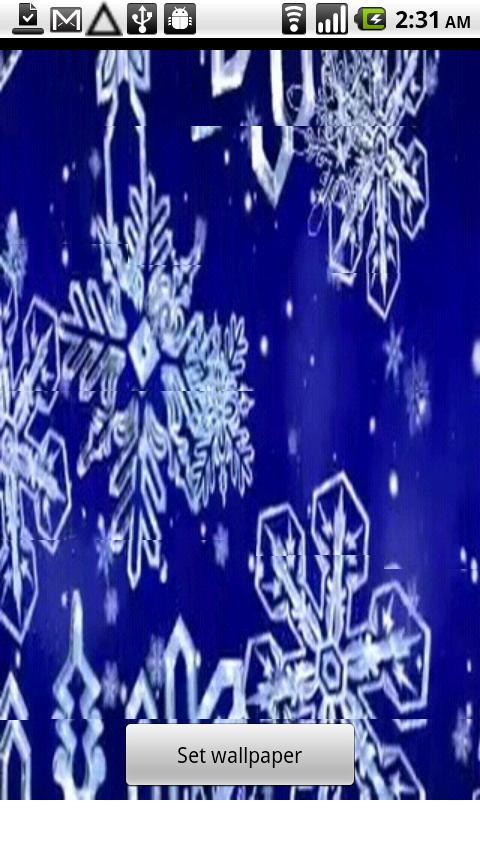 Live Wallpaper Christmas Snow Android Themes