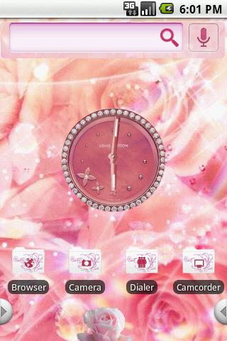 Theme:Rose Love Android Themes