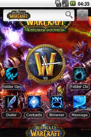 Theme: World of Warcraft Android Themes