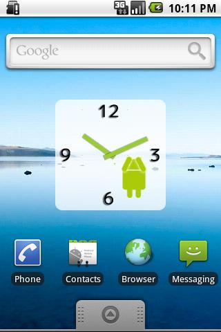 Droid Clock Widget Android Themes