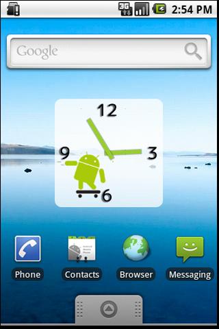 Droid Clock Widget Android Themes