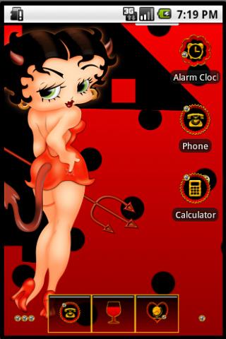 ADW Theme Betty Boop Android Themes