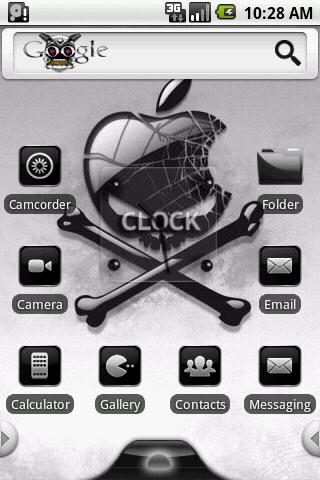 Theme:Skull Apple Android Themes