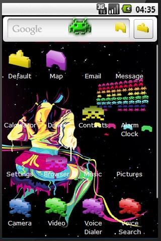 Space Invaders Retro Theme Android Themes