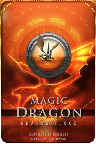 DRAGON MAGIC alarm clock Android Themes