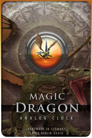 DRAGON MAGIC alarm clock Android Themes