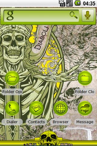 Skull Priest – Danse Macabre Android Themes