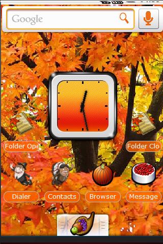 Holiday – Thanksgiving Theme Android Personalization