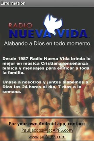 Radio Nueva Vida Android Entertainment