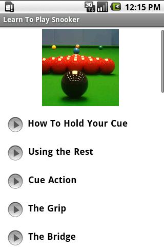 Learn To Play Snooker Android Sports