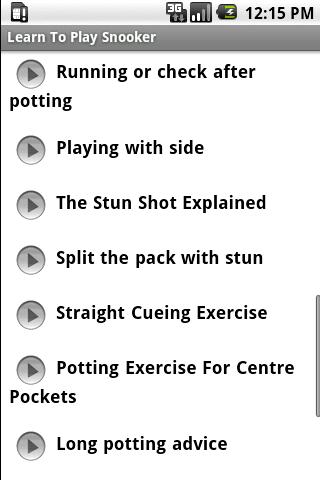Learn To Play Snooker Android Sports