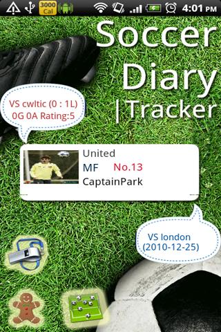 Soccer Diary Android Sports