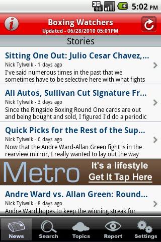 Boxing Watchers Android Sports