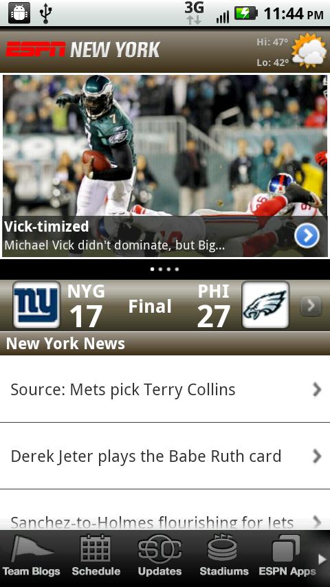 ESPN New York (Official App) Android Sports