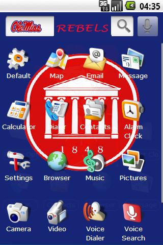 University of Mississippi Android Themes