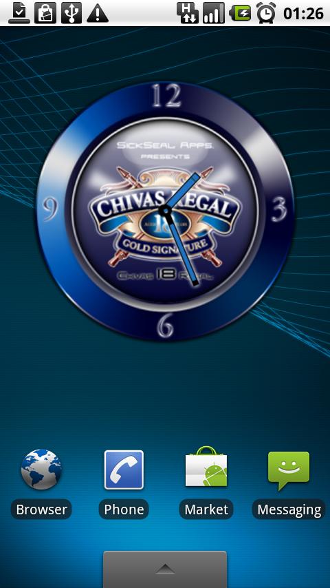 CHIVAS REGAL 18 CLOCK Android Personalization