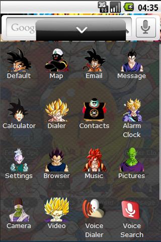 DBZ Heroes Theme Android Themes