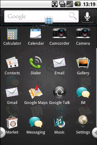 GP NexusOne Home Theme Android Themes
