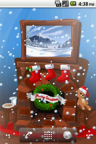 Christmas Snow-Globe LWP Android Themes