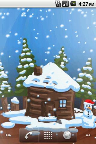 Christmas Snow-Globe LWP Android Themes