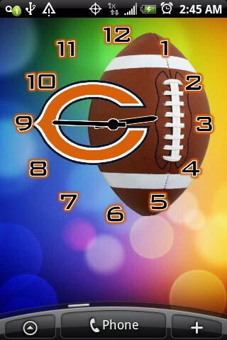 Chicago Bears Clock Widgets