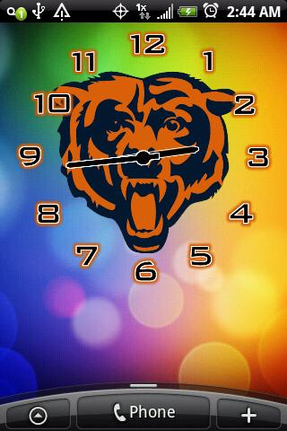 Chicago Bears Clock Widgets Android Themes