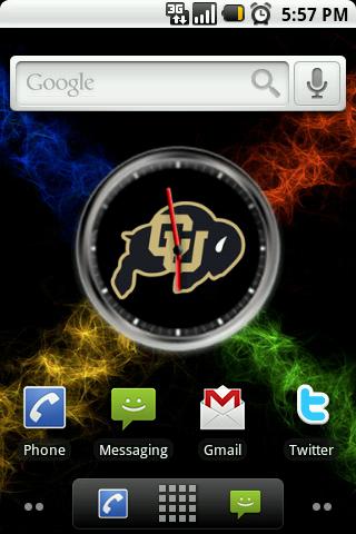 Colorado Univ. Clock Widget Android Themes
