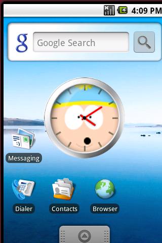 Cartman Clock Widget