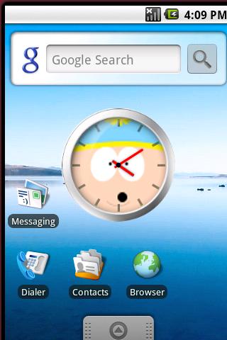 Cartman Clock Widget Android Themes