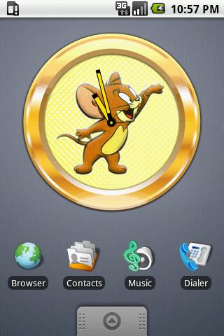 JERRY MOUSE Clock