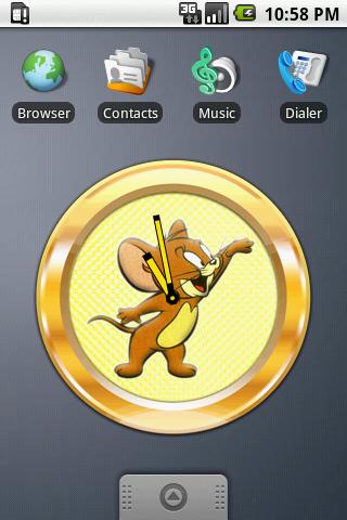 JERRY MOUSE Clock Android Themes