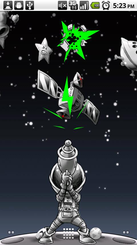 Space Junk Live Wallpaper! Android Themes
