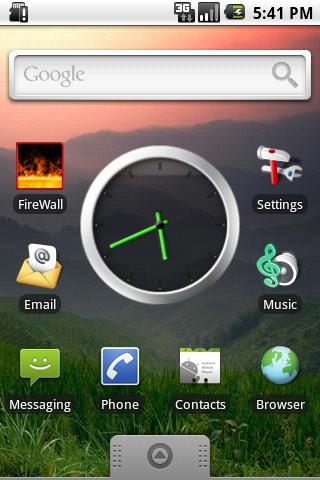 Designer Clear Clock Widget Android Themes