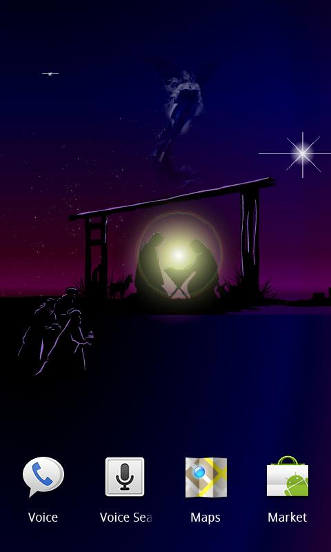 CHRISTMAS WALLPAPER NATIVITY 2 Android Themes