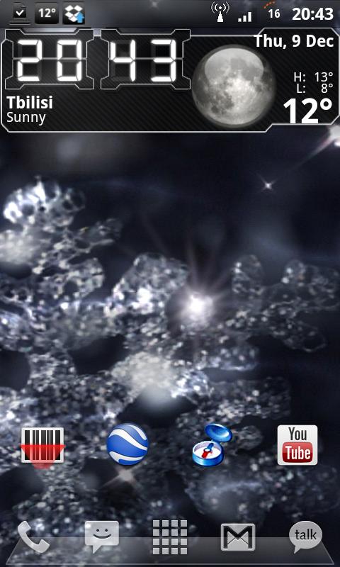 Abstact Christmas Live Wallpap Android Themes